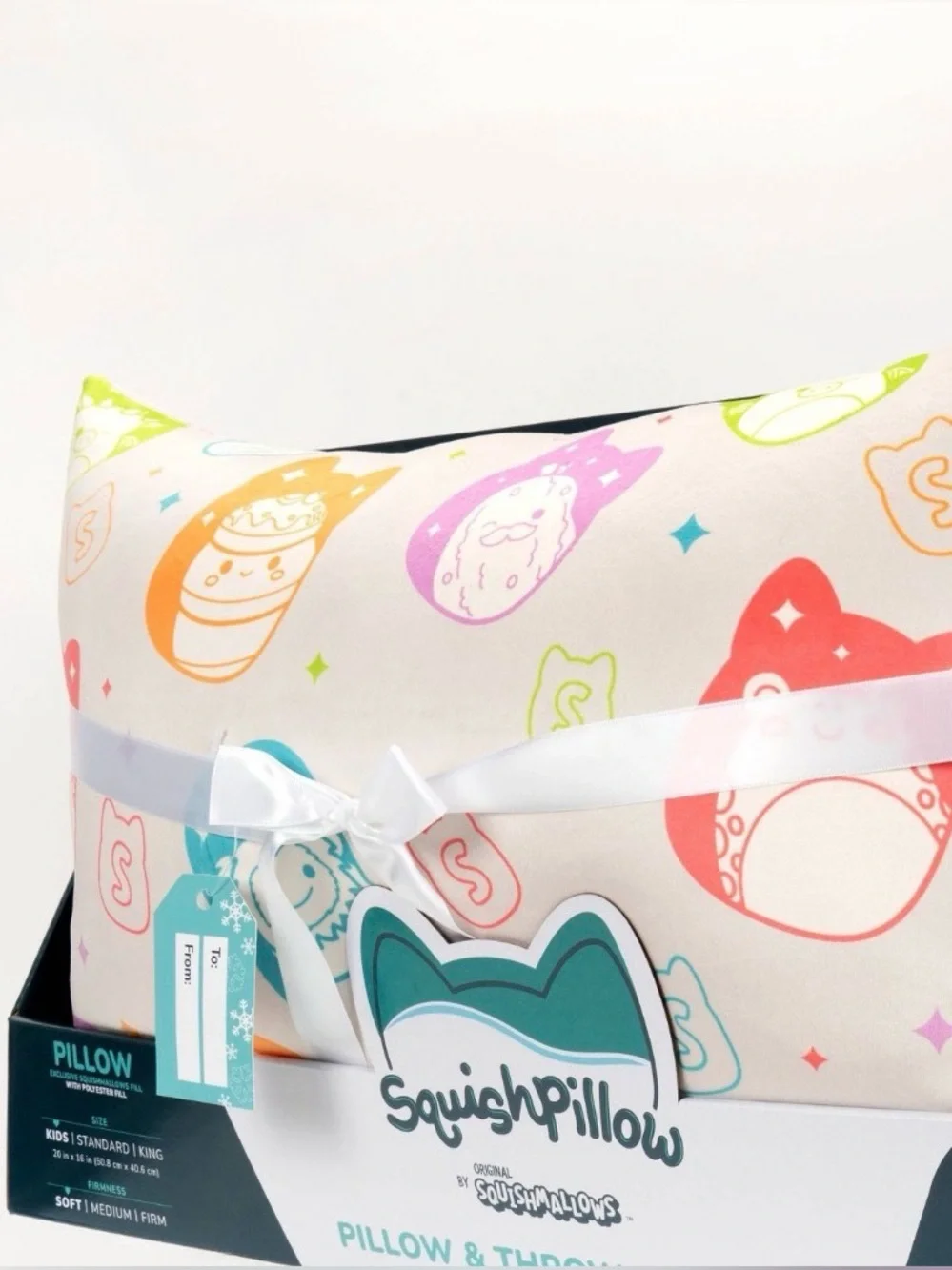 SquishMallows - SquishPillow Kids Pillow Mallow Hues 16”x20”